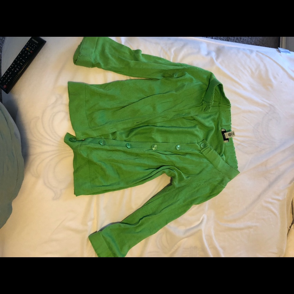 Anne Taylor Green cardigan